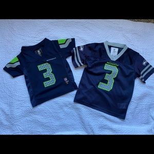 Matching NFL Russell Wilson Seahawks jersey